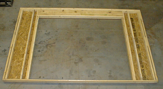 Narrow Garage Walls, How To Frame A Garage Door